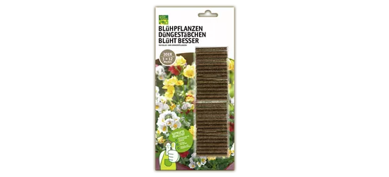 Blühpflanzen-Düngestäbchen Blüht Besser 