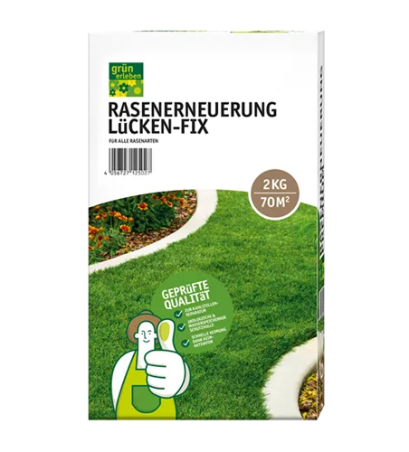 Rasenerneuerung Lücken-Fix